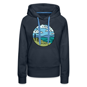 Premium Women's North Carolina Hoodie - navy