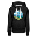 Premium Women's North Carolina Hoodie - charcoal grey