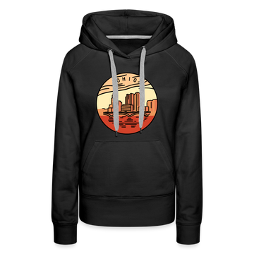 Premium Women's Ohio Hoodie - black