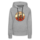 Premium Women's Ohio Hoodie - heather grey
