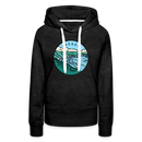 Premium Women's Oregon Hoodie - charcoal grey
