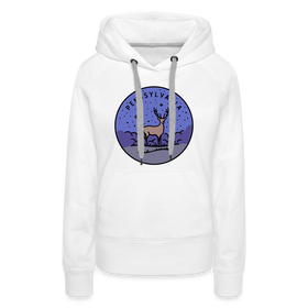 Premium Women's Pennsylvania Hoodie - white