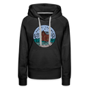 Premium Women's Rhode Island Hoodie - black