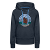 Premium Women's Rhode Island Hoodie - navy