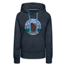 Premium Women's Rhode Island Hoodie - navy