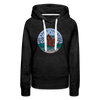 Premium Women's Rhode Island Hoodie - charcoal grey