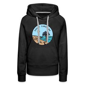 Premium Women's South Carolina Hoodie - black