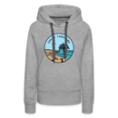 Premium Women's South Carolina Hoodie - heather grey