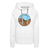 Premium Women's South Dakota Hoodie - white