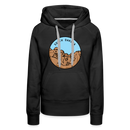 Premium Women's South Dakota Hoodie - black