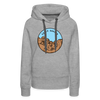 Premium Women's South Dakota Hoodie - heather grey