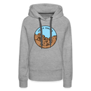 Premium Women's South Dakota Hoodie - heather grey