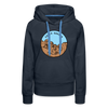 Premium Women's South Dakota Hoodie - navy