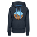 Premium Women's South Dakota Hoodie - navy