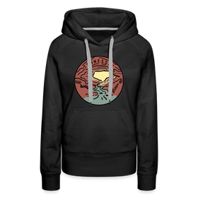 Premium Women's Tennessee Hoodie - black