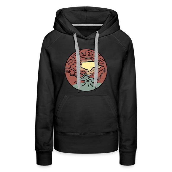 Premium Women's Tennessee Hoodie - black