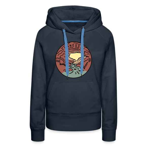 Premium Women's Tennessee Hoodie - navy