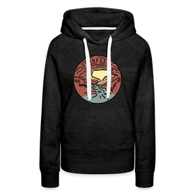 Premium Women's Tennessee Hoodie - charcoal grey
