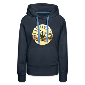 Premium Women's Texas Hoodie - navy