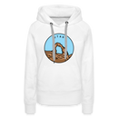 Premium Women's Utah Hoodie - white