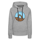 Premium Women's Utah Hoodie - heather grey