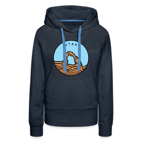 Premium Women's Utah Hoodie - navy