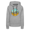 Premium Women's Vermont Hoodie - heather grey