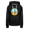 Premium Women's Vermont Hoodie - charcoal grey