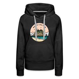 Premium Women's Washington Hoodie - black
