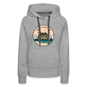 Premium Women's Washington Hoodie - heather grey