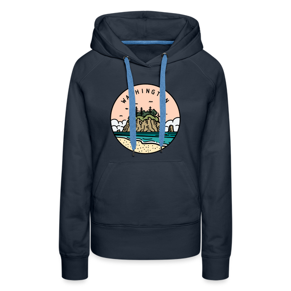 Premium Women's Washington Hoodie - navy