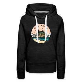 Premium Women's Washington Hoodie - charcoal grey