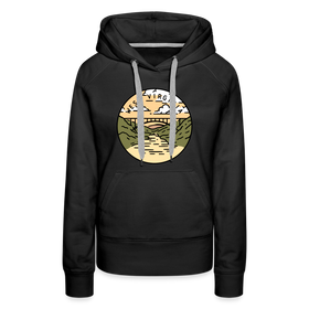 Premium Women's West Virginia Hoodie - black