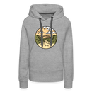 Premium Women's West Virginia Hoodie - heather grey
