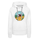 Premium Women's Wisconsin Hoodie - white