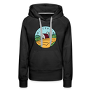 Premium Women's Wisconsin Hoodie - black