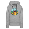Premium Women's Wisconsin Hoodie - heather grey