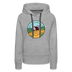 Premium Women's Wisconsin Hoodie - heather grey