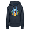 Premium Women's Wisconsin Hoodie - navy