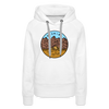 Premium Women's Wyoming Hoodie - white