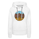 Premium Women's Wyoming Hoodie - white