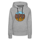 Premium Women's Wyoming Hoodie - heather grey