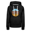 Premium Women's Wyoming Hoodie - charcoal grey