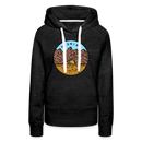 Premium Women's Wyoming Hoodie - charcoal grey