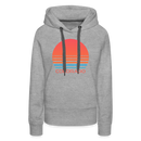 Premium Women's - Retro 80s Colorado Hoodie - heather grey