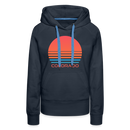 Premium Women's - Retro 80s Colorado Hoodie - navy