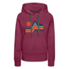 Premium Women's - Colorado Hoodie - burgundy