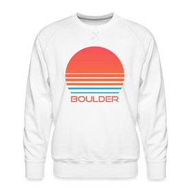 Premium Boulder Sweatshirt - Retro 80s Men's Colorado Sweatshirt