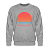 Premium Boulder Sweatshirt - Retro 80s Men's Colorado Sweatshirt - heather grey