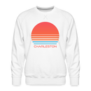 Premium Charleston Sweatshirt - Retro 80s Men's South Carolina Sweatshirt - white
